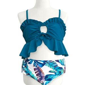 New! Girls Swimsuit 2 Piece Set